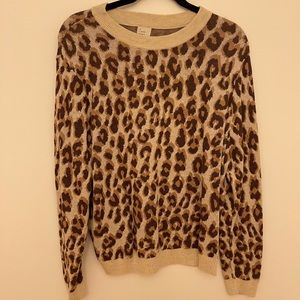 Cheetah Print Sweater